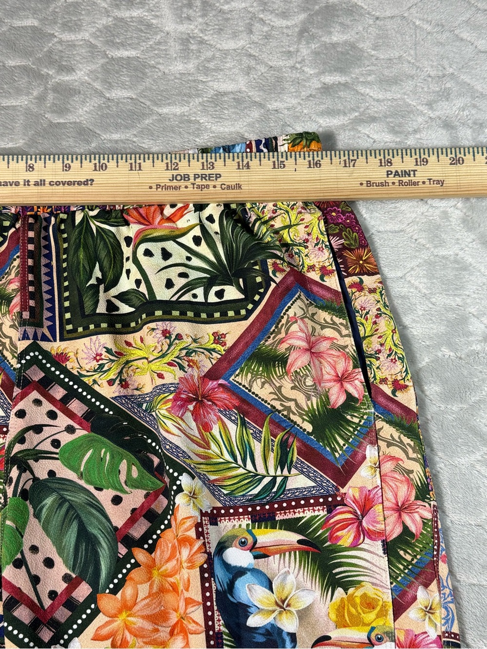 Shore Tropical Toucan Floral Beach Board Shorts Women’s XXL USA - Picture 3 of 8